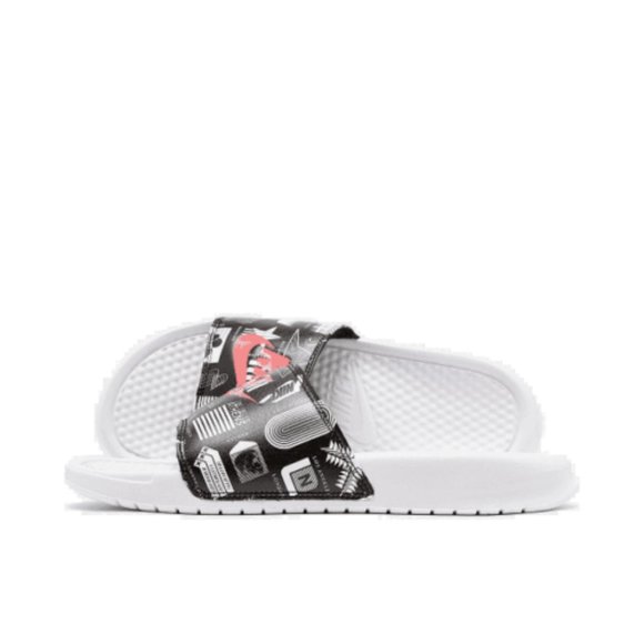 lápiz vendedor Increíble Nike | Shoes | Mens Nike Benassi Jdi Print Slide Sandals Whiteu | Poshmark